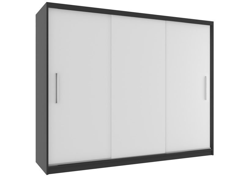 Armadio scorrevole 232 cm bianco opaco Produttore SI SZP4/2/1B/3W/0/AL
