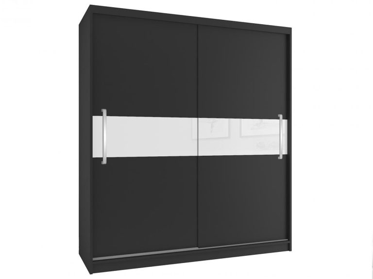 Armadio scorrevole 133 cm nero ebano scuro Produttore SI SZP2/2/B/B/W/UU