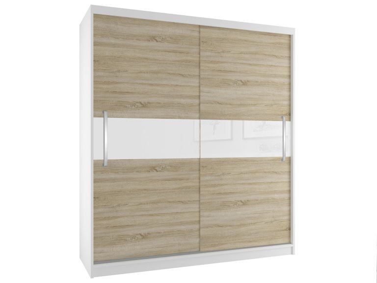 Armadio scorrevole 133 cm rovere rovere wotan rovere sonoma Produttore SI SZP2/2/W/DS/W/UU