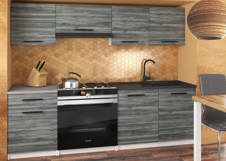 Mobili da cucina 180 cm grigio antracite grafite senza piano di lavoro Produttore TOR SUPERUNIQA2/3/WT/GW1/BB/B1