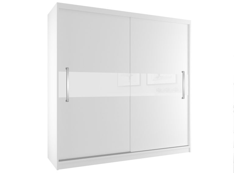 Armadio scorrevole 200 cm bianco opaco Produttore SI SZP1/2/W/W/W/UU