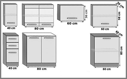 Mobili da cucina 240 cm nero lucido con piano di lavoro Produttore INF MARIKA/4/WT/B/0/F