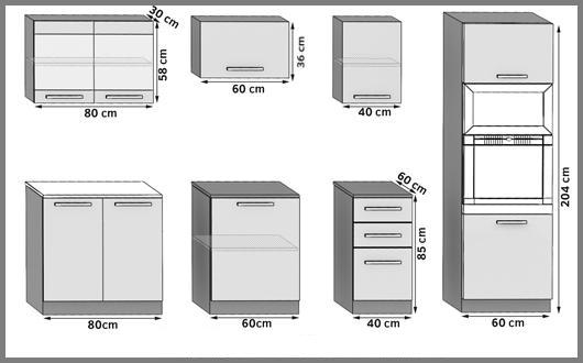 Mobili da cucina 240 cm bianchi lucidi con piano di lavoro Produttore INF PAULA/5/WT/W/0/F