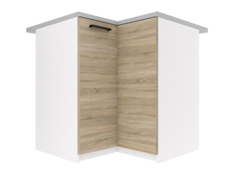 Mobile da cucina Belini angolare inferiore 90 cm rovere sonoma con piano di lavoro Produttore TOR SNP90/2/WT/DS/0/B1