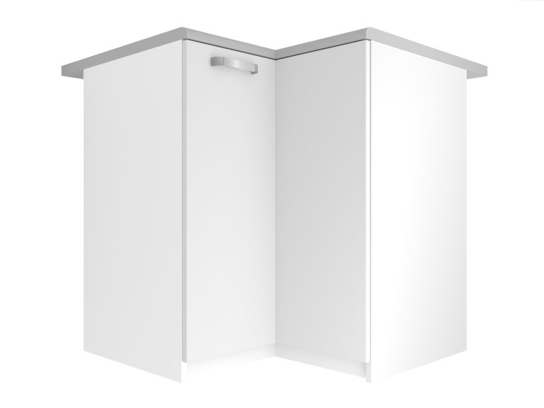 Mobile da cucina Belini angolare inferiore 90 cm bianco opaco con piano di lavoro Produttore TOR SNP90/3/WT/WT/0/U