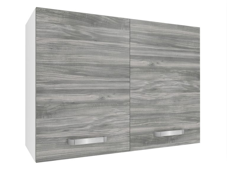 Mobile da cucina Belini superiore 80 cm grigio antracite Glamour Wood Produttore TOR SG80/1/WT/GW1/0/U
