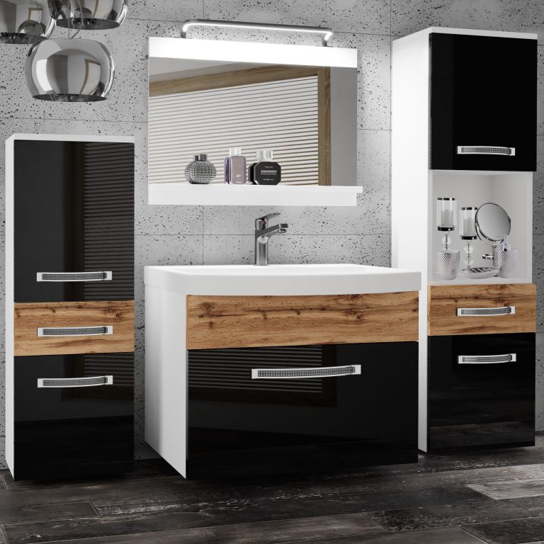 Mobili da bagno Belini Premium Glamour 95 GLA PM 5/0/W/BDW/0/MB/PP