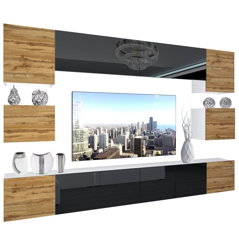 Parete attrezzata Belini Premium Nexum 54 NEX 3/0/W/DWBDWDWB/0/0/PP