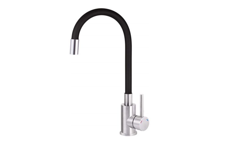 AKTIONSSET: lavello in granito + rubinetto da cucina con bocca flessibile ZQZ 2513 / BOC B720