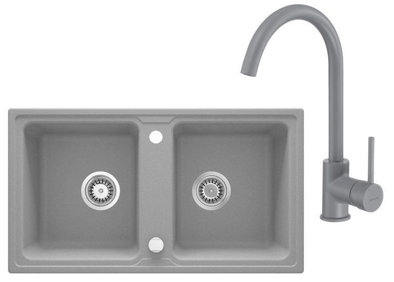 SET IN OFFERTA: Lavello in granito + Rubinetto da cucina ZQZ S203 / BEU S62M