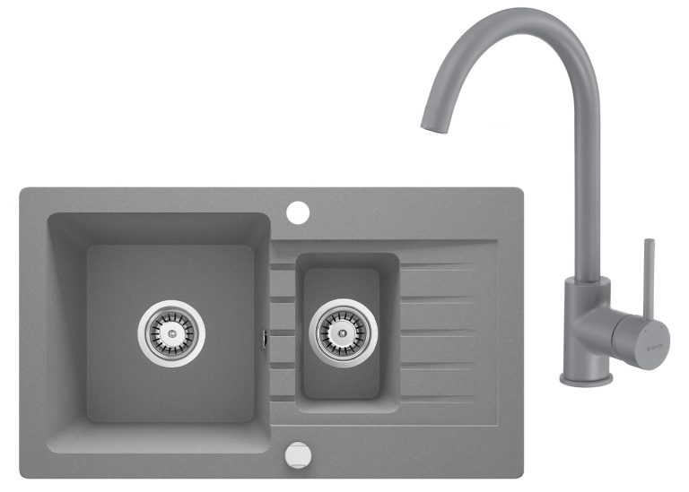 SET IN OFFERTA: Lavello in granito + Rubinetto da cucina ZQZ S513 / BEU S62M