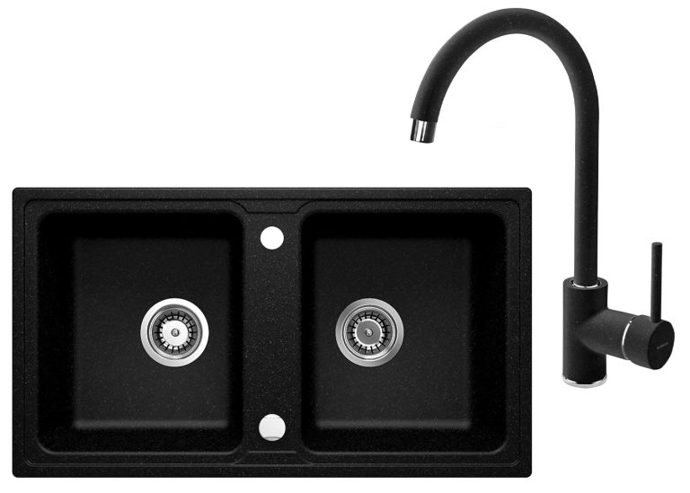 SET IN OFFERTA: Lavello in granito + Rubinetto da cucina ZQZ 2203 / BEN 262M