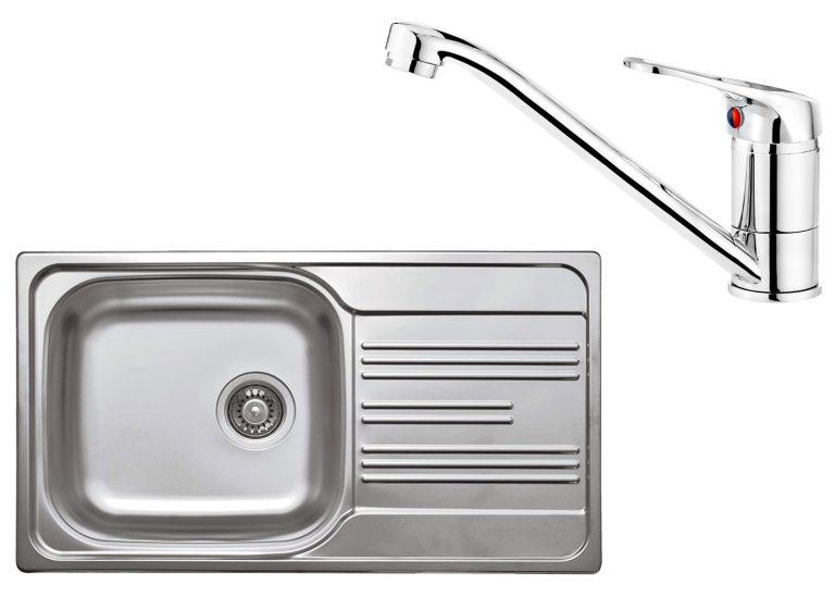 SET IN OFFERTA: Lavello in acciaio + Rubinetto da cucina ZEX 0113 / MON 1






