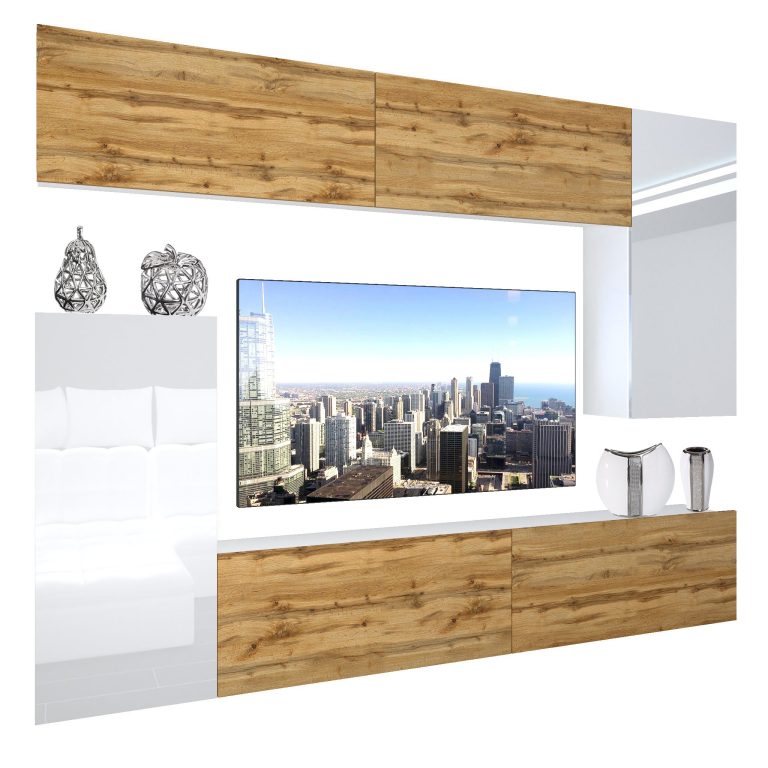 Parete attrezzata Belini Premium Nexum 124  NEX 8/0/W/DWWWDW/0/0/PP
