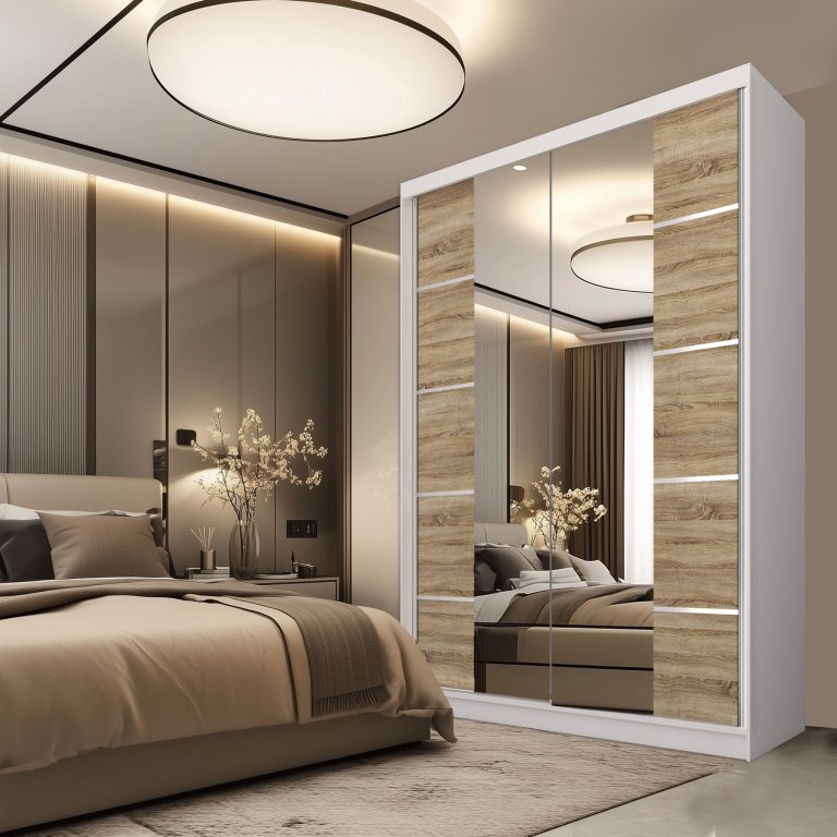 Armadio scorrevole SERENITY 133 cm rovere sonoma opaco Produttore ME SERENITY SZP6/0/W/DS/0/HIAL
