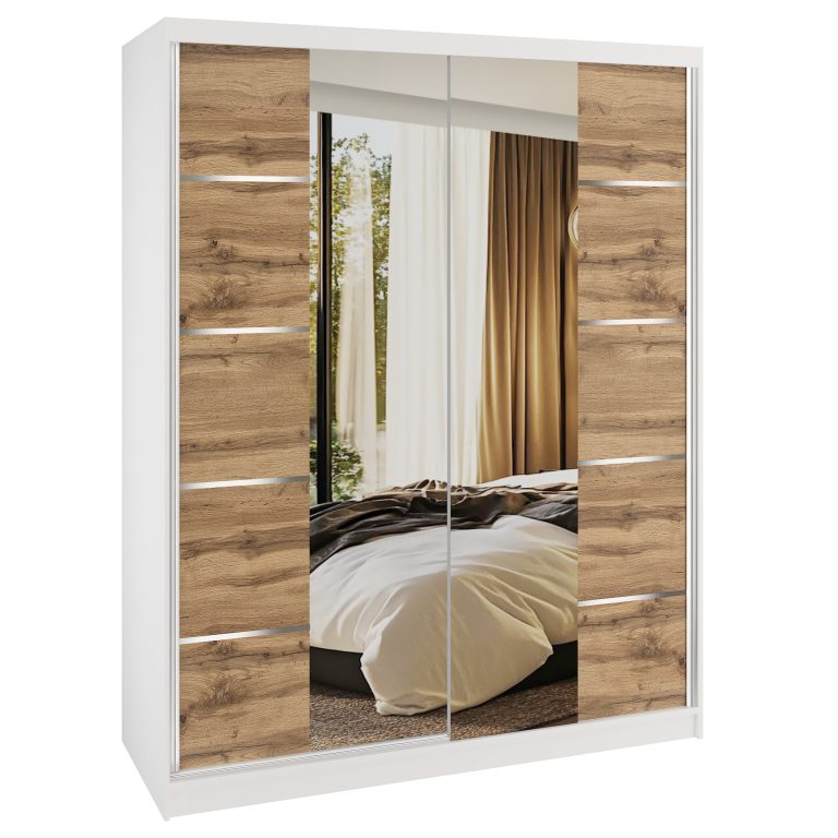 Armadio scorrevole SERENITY 133 cm rovere wotan opaco Produttore ME SERENITY SZP6/0/W/DW/0/HIAL