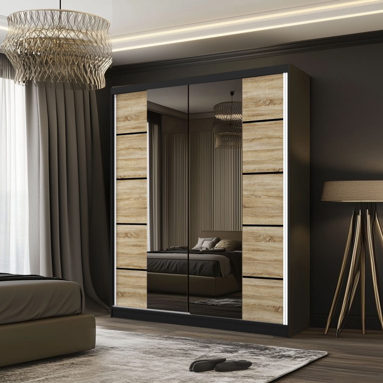 Armadio scorrevole SERENITY 133 cm rovere sonoma opaco Produttore ME SERENITY SZP6/0/B/DS/0/HIAL
