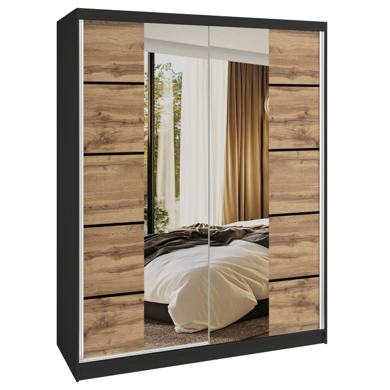 Armadio scorrevole SERENITY 133 cm rovere wotan opaco Produttore ME SERENITY SZP6/0/B/DW/0/HIAL