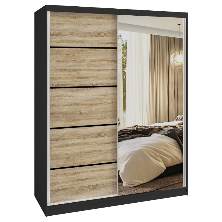 SERENITY armadio scorrevole 133 cm rovere sonoma opaco Produttore MBP SERENITY SZP6/0/B/DS/0/HIAL