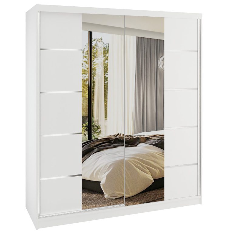 Armadio scorrevole SERENITY 158 cm bianco opaco Produttore ME SERENITY SZP7/0/W/W/0/HIAL