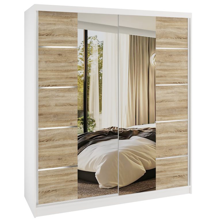 Armadio scorrevole SERENITY 158 cm rovere sonoma opaco Produttore ME SERENITY SZP7/0/W/DS/0/HIAL