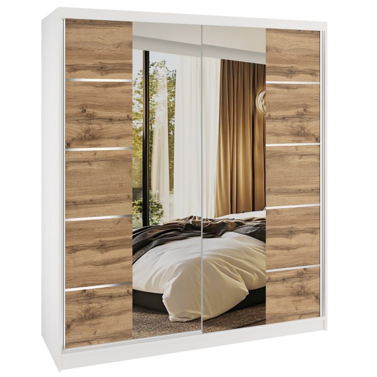 Armadio scorrevole SERENITY 158 cm rovere wotan opaco Produttore ME SERENITY SZP7/0/W/DW/0/HIAL
