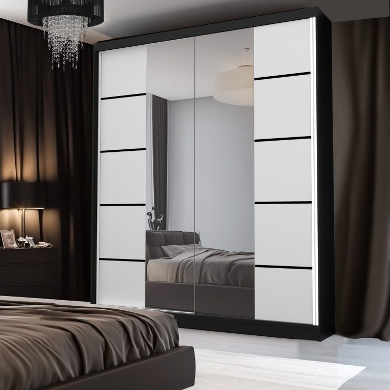 Armadio scorrevole SERENITY 158 cm bianco opaco Produttore ME SERENITY SZP7/0/B/W/0/HIAL