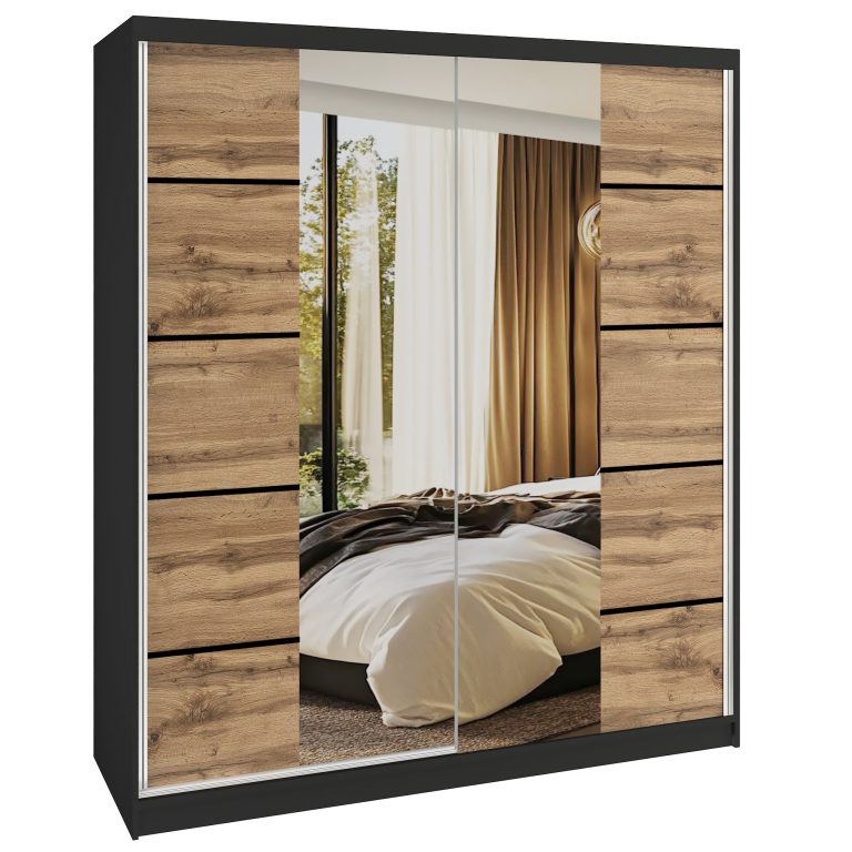 armadio scorrevole SERENITY 158 cm rovere wotan opaco Produttore ME SERENITY SZP7/0/B/DW/0/HIAL