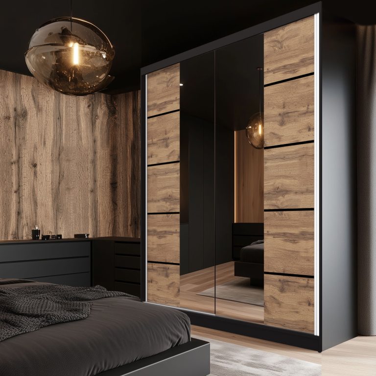 armadio scorrevole SERENITY 158 cm rovere wotan opaco Produttore ME SERENITY SZP7/0/B/DW/0/HIAL