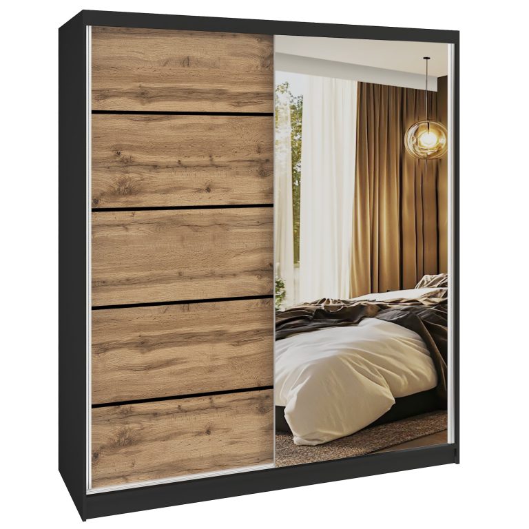 SERENITY armadio scorrevole 158 cm rovere wotan opaco Produttore MBP SERENITY SZP7/0/B/DW/0/HIAL