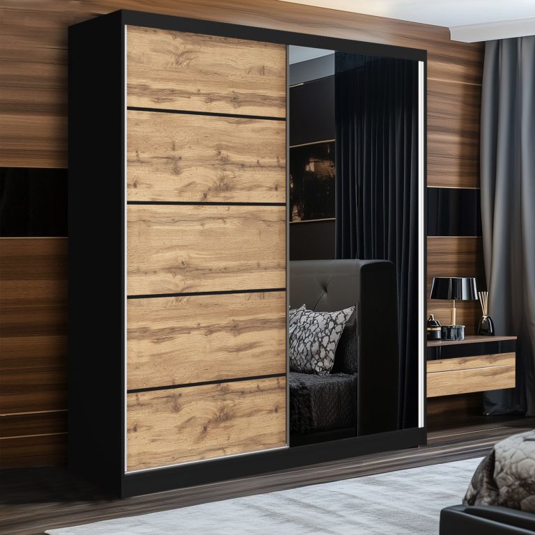 SERENITY armadio scorrevole 158 cm rovere wotan opaco Produttore MBP SERENITY SZP7/0/B/DW/0/HIAL