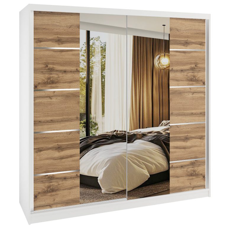 SERENITY armadio scorrevole 200 cm rovere wotan opaco Produttore ME SERENITY SZP5/0/W/DW/0/HIAL