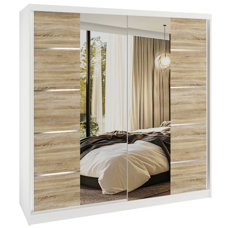 SERENITY armadio scorrevole 200 cm rovere sonoma opaco Produttore ME SERENITY SZP5/0/W/DS/0/HIAL