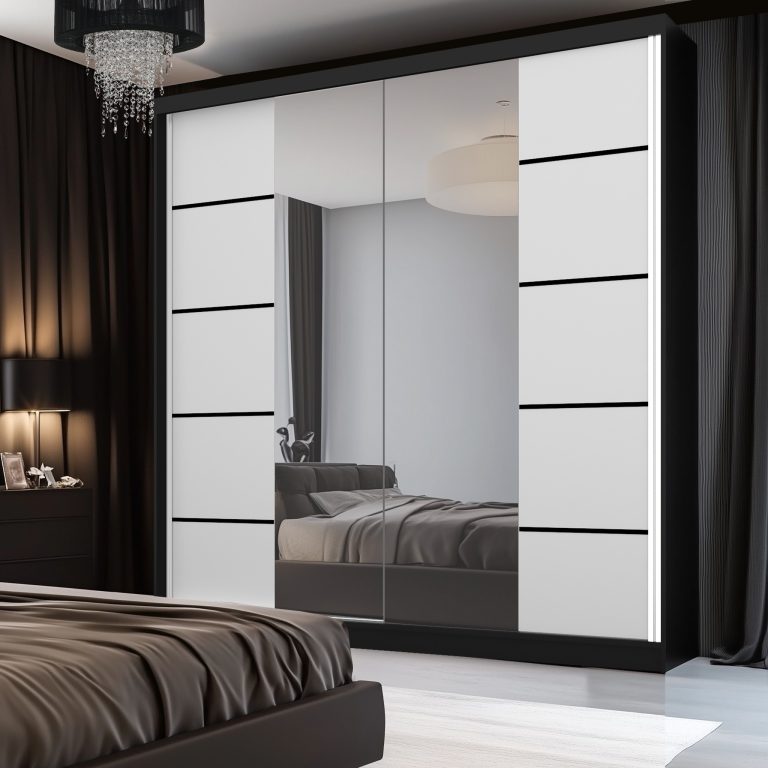 Armadio scorrevole SERENITY 200 cm bianco opaco Produttore ME SERENITY SZP5/0/B/W/0/HIAL