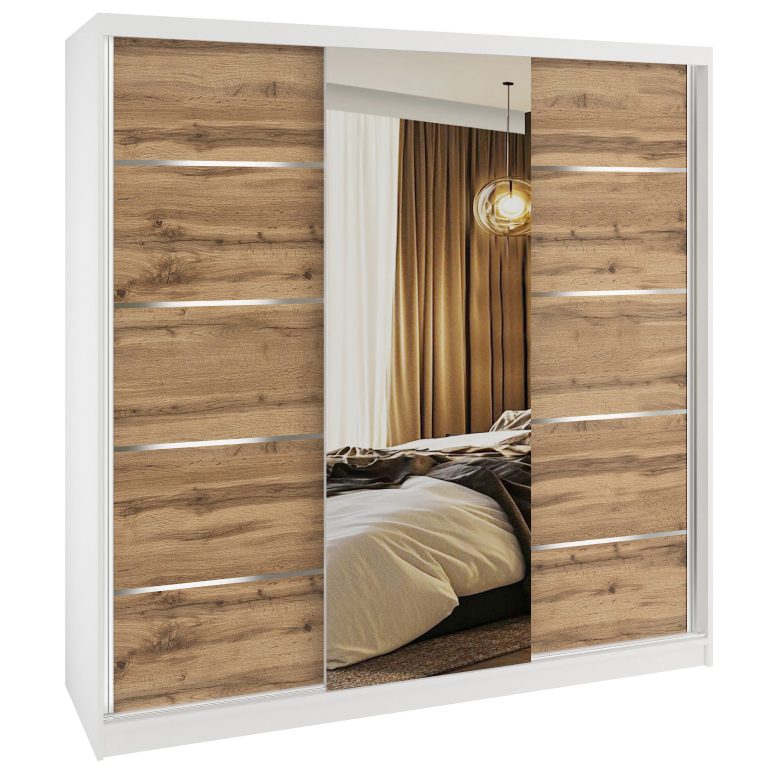 Armadio scorrevole SERENITY 200 cm rovere wotan opaco Produttore MT SERENITY SZP5/0/W/DW/0/HIAL