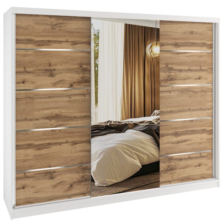 Armadio scorrevole SERENITY 232 cm rovere wotan opaco Produttore MBP SERENITY SZP8/0/W/DW/0/HIAL