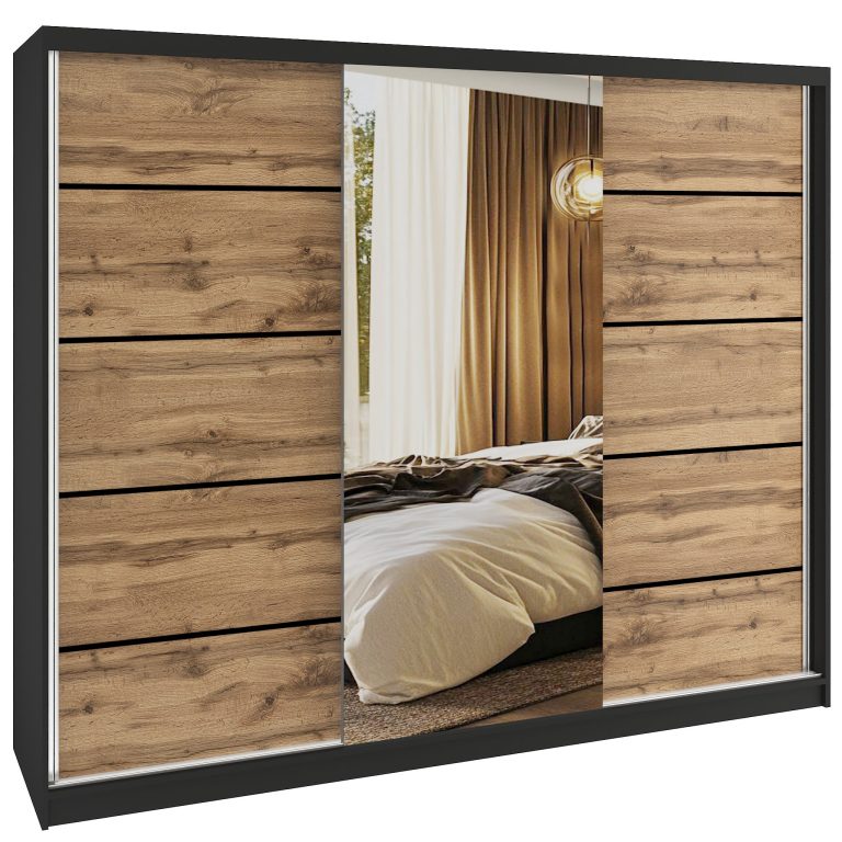 Armadio scorrevole SERENITY 232 cm rovere wotan opaco Produttore MBP SERENITY SZP8/0/B/DW/0/HIAL