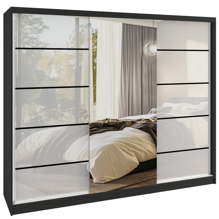 Armadio scorrevole SERENITY 200 cm bianco lucido Produttore MTG SERENITY SZP5/0/B/W/0/HIAL