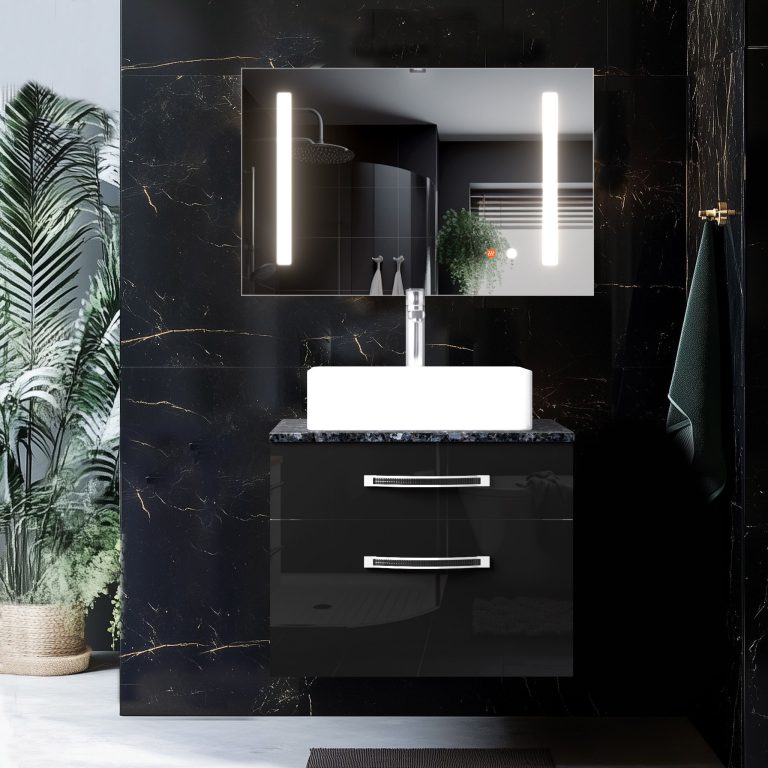 Set di mobili da bagno Euphoria EUP P 60/0/W/B/0/BK/MB