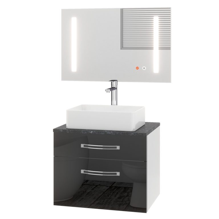 Set di mobili da bagno Euphoria EUP P 60/0/W/B/0/BK/MB
