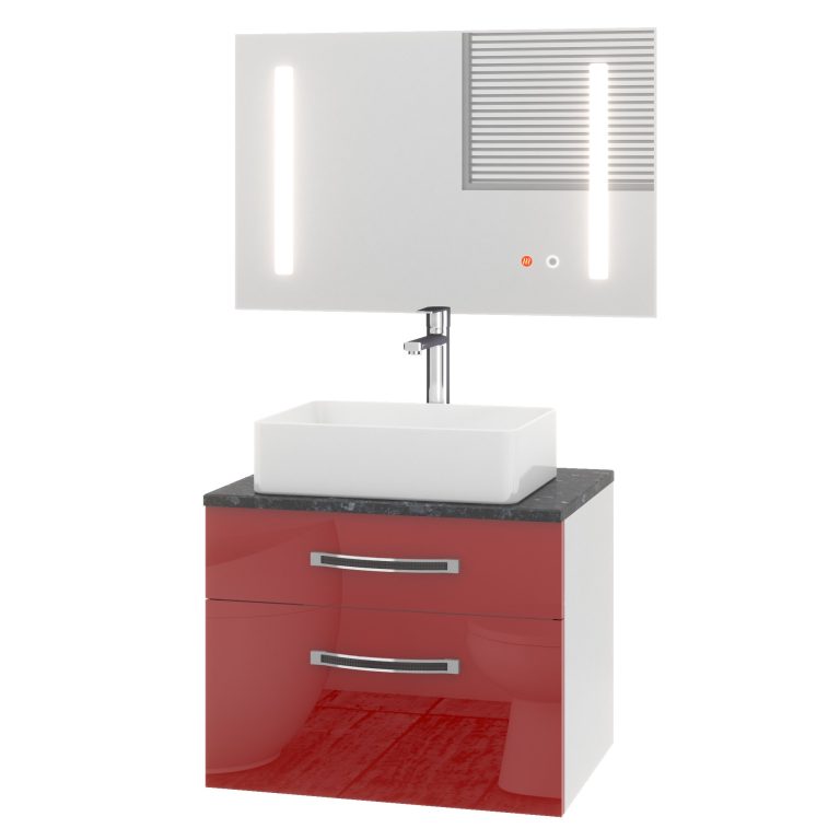Set di mobili da bagno Euphoria EUP P 60/0/W/R/0/BK/MB