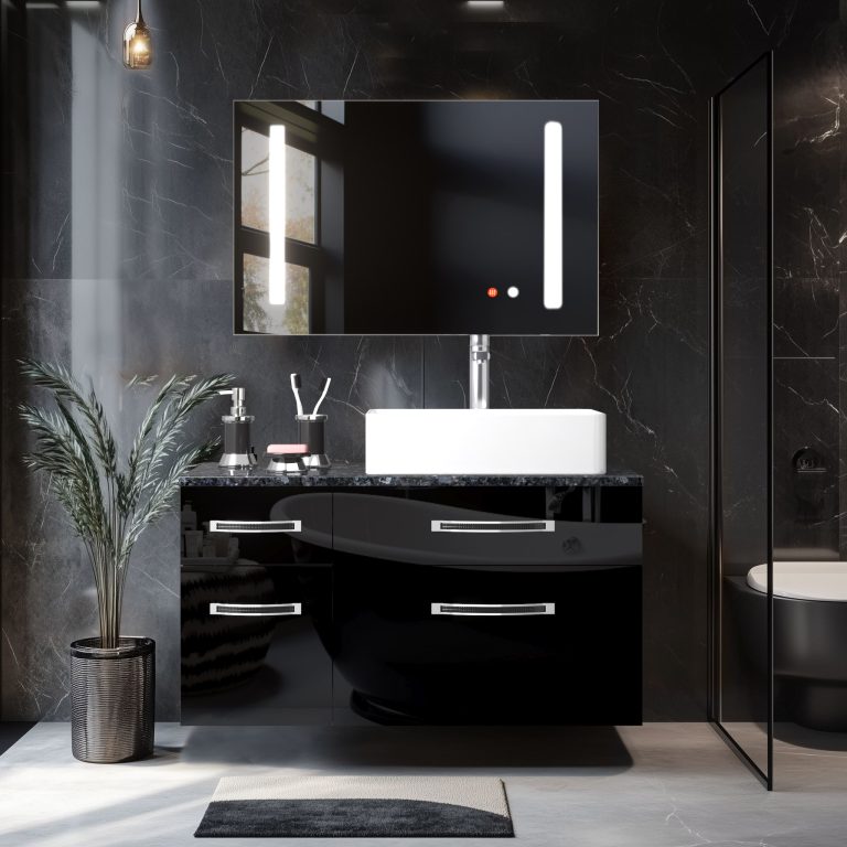 Set di mobili da bagno Euphoria EUP P 90L/0/W/B/0/BK/MB