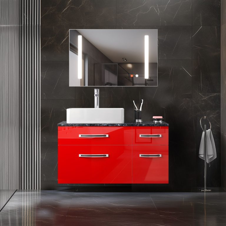 Set di mobili da bagno Euphoria EUP P 90P/0/W/R/0/BK/MB