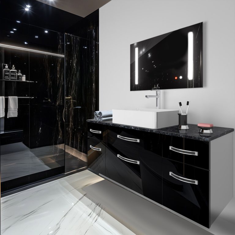 Set di mobili da bagno Euphoria EUP P 120/0/W/B/0/BK/MB
