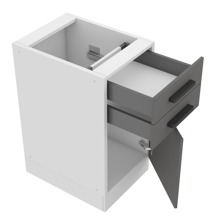 Belini Mobile base con cassetti Premium Versione completa 40 cm grigio opaco senza piano di lavoro Produttore TOR SDSZ40/0/WT/SR/0/B1/PP







