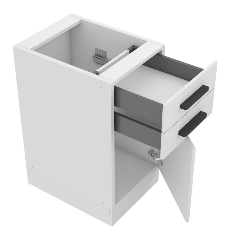 Belini Mobile base con cassetti Premium Versione completa 40 cm bianco opaco senza piano di lavoro Produttore TOR SDSZ40/0/WT/WT/0/B1/PP






