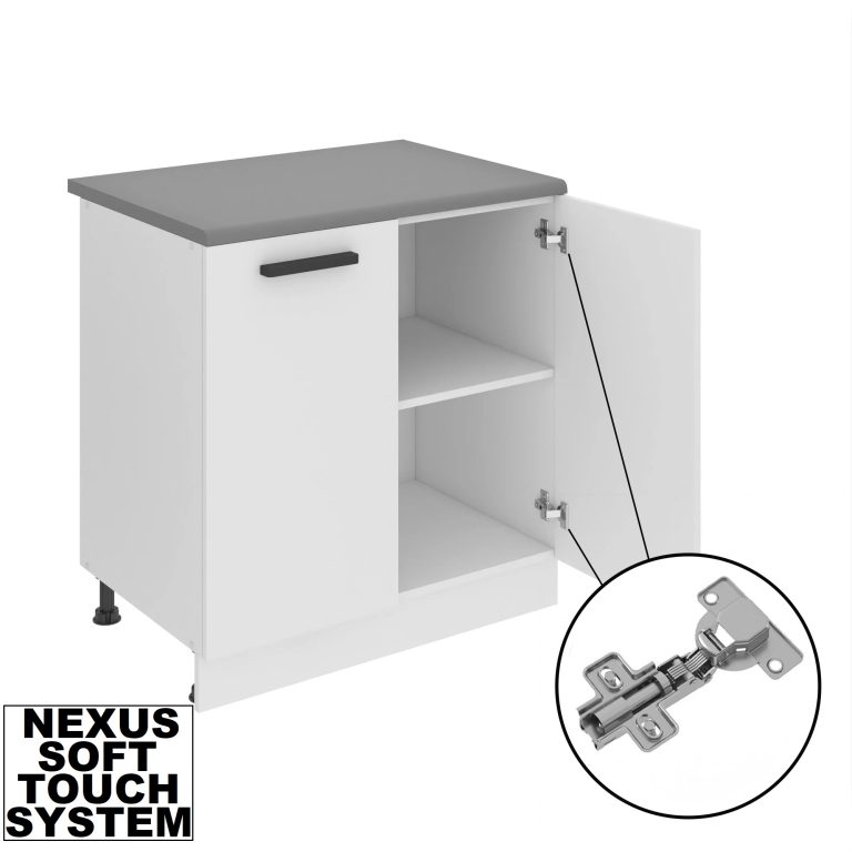Belini Cucina Premium 540 cm grigio lucido senza piano di lavoro JANE Produttore INF JANE/0/WT/S/0/B1