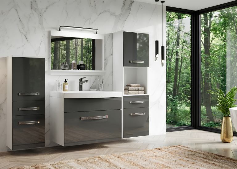 Mobili da bagno Belini Premium Glamour 83 GLA P 5/0/W/S/0/MB/PP