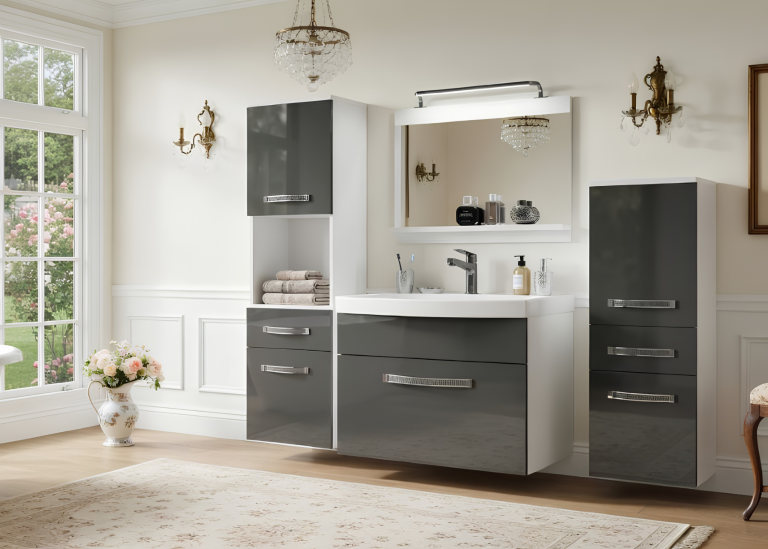 Mobili da bagno Belini Premium Glamour 83 GLA P 5/0/W/S/0/MB/PP
