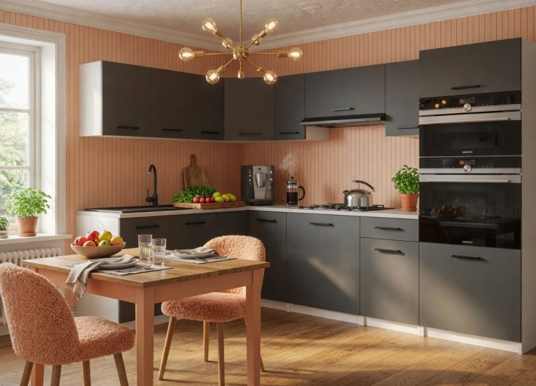Mobili da cucina 420 cm grigio antracite grafite con piano di lavoro Produttore TOR UNIQAGRANDE/5/WT/SR/0/B1
